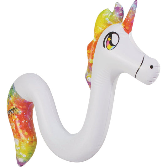 PoolCandy 72 In. Unicorn Ride-On Inflatable Noodle Water Toy