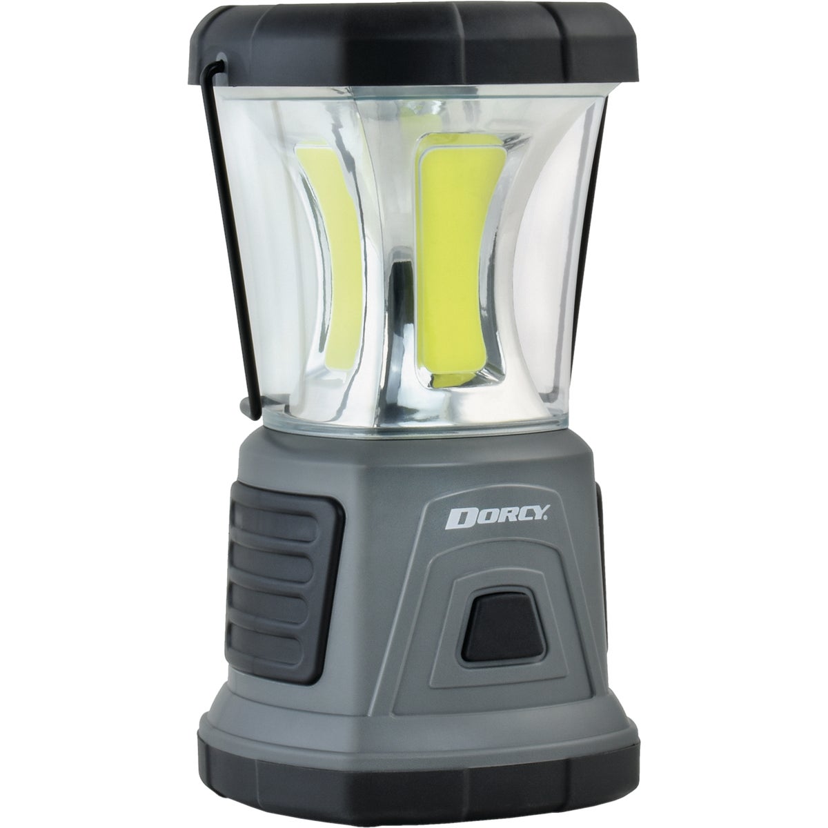 Dorcy Adventure Series Black & Gray Plastic LED Lantern with Red Safety Flasher