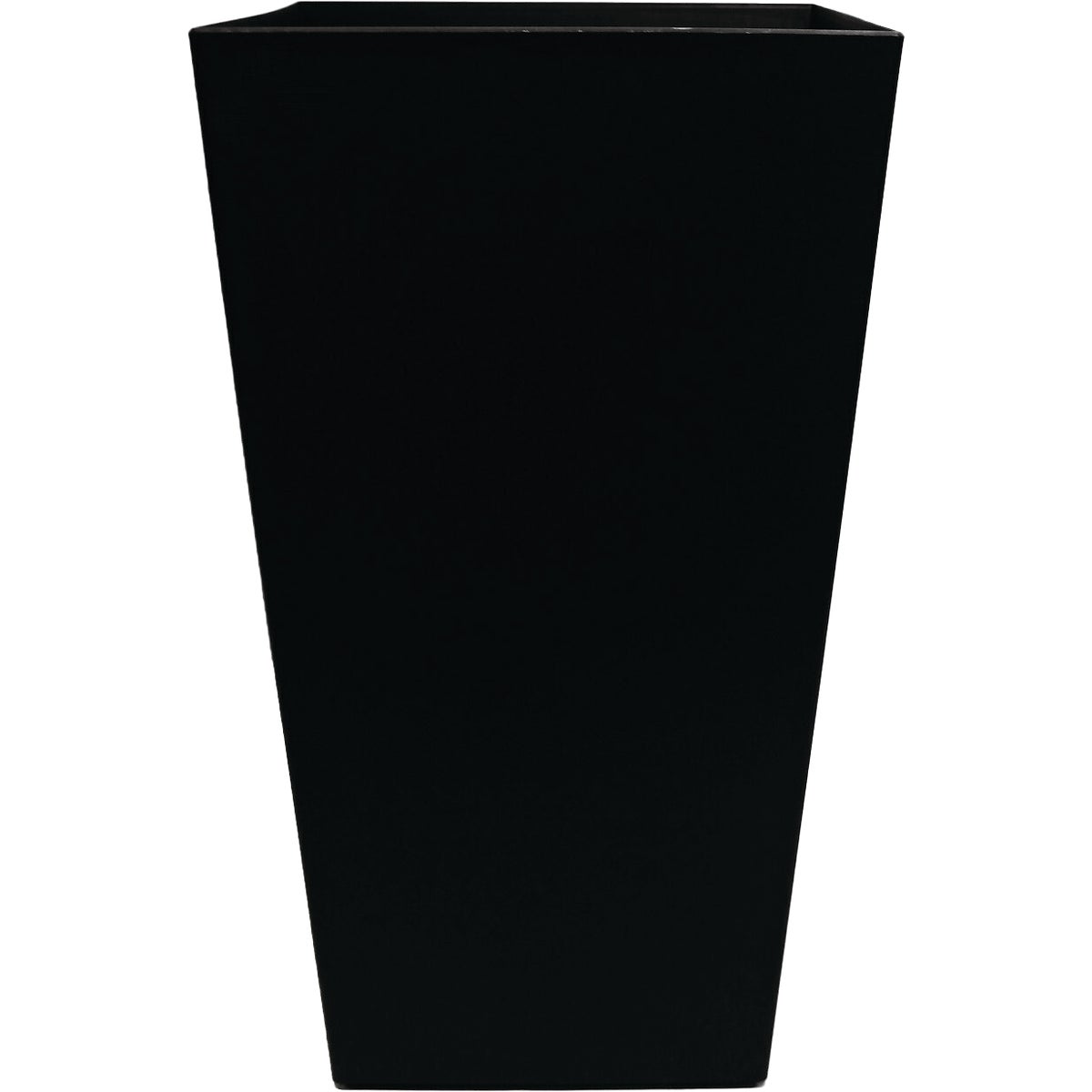 Bloem Finley 20 In. Tall Square Plastic Black Planter