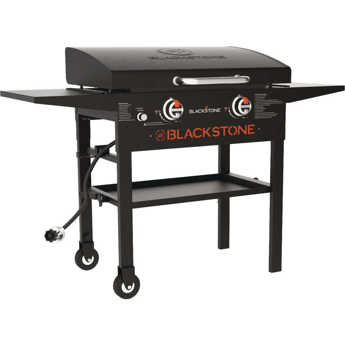 Blackstone 2-Burner Black 17,000 BTU 524 Sq. In. Outdoor LP Gas Griddle