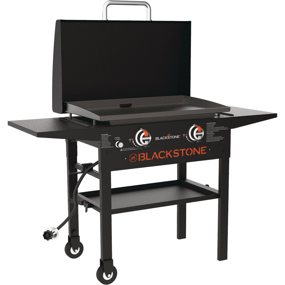 Blackstone 2-Burner Black 17,000 BTU 524 Sq. In. Outdoor LP Gas Griddle