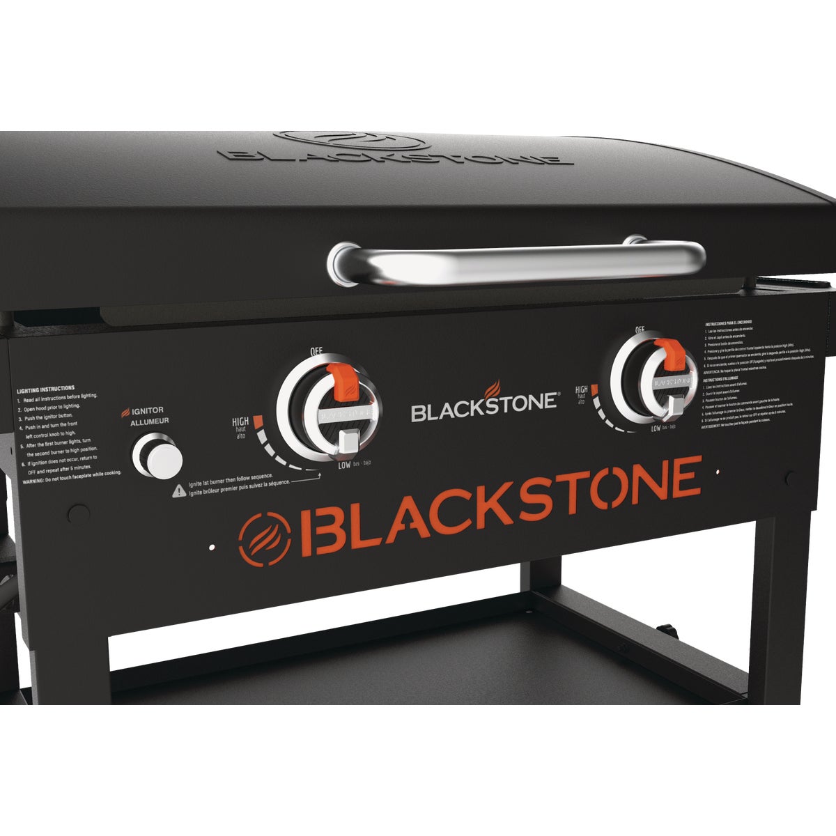 Blackstone 2-Burner Black 17,000 BTU 524 Sq. In. Outdoor LP Gas Griddle