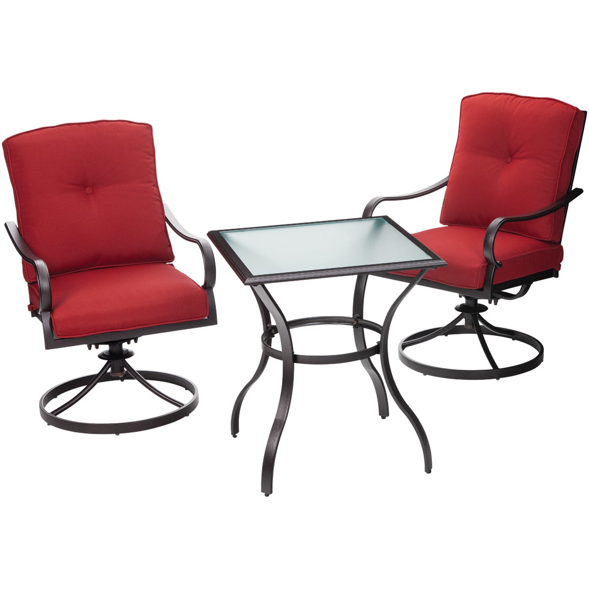 Donglin Glyn 3-Piece Bistro Set with Cushions