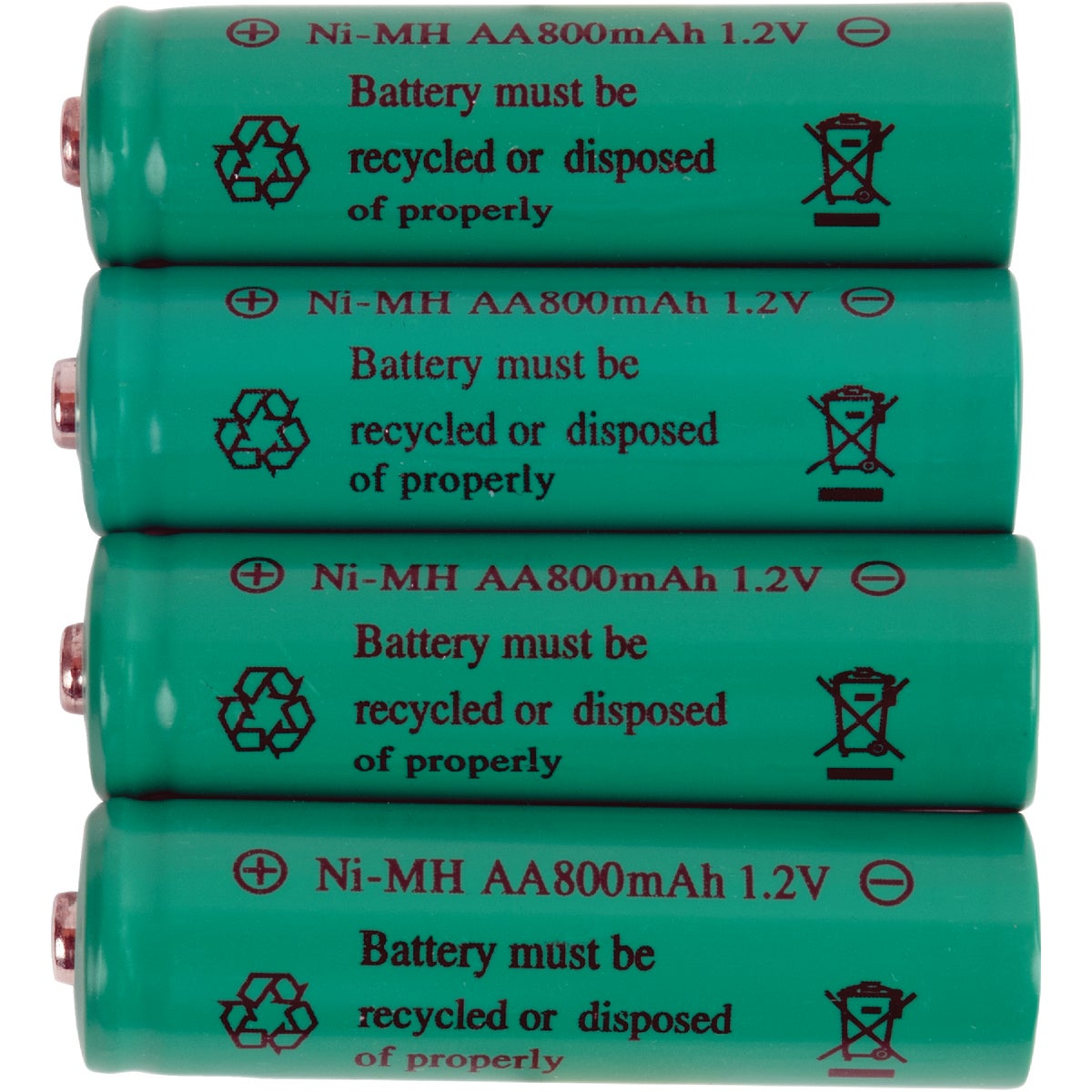 Moonrays AA 600 mAh Ni-MH Solar Replacement Battery (4-Pack)