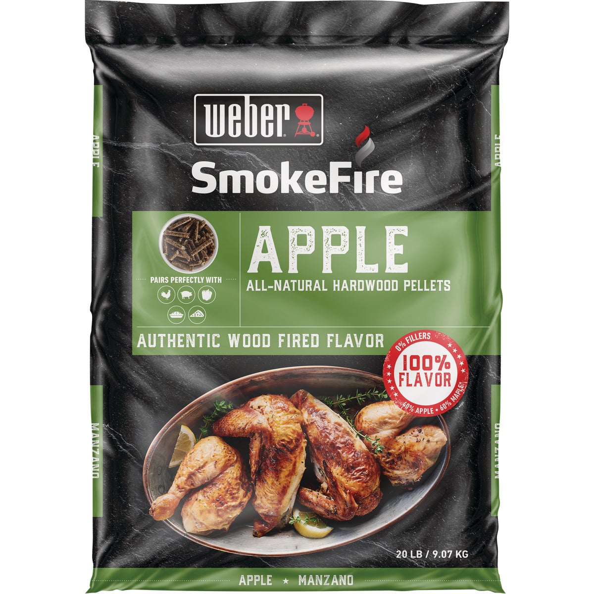 Weber SmokeFire 20 Lb. Apple Wood Pellet