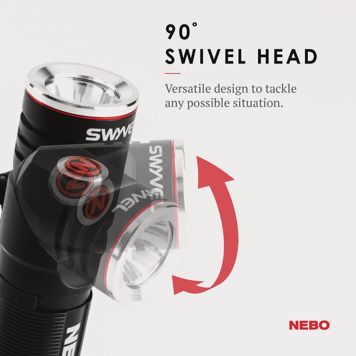 Nebo Swyvel 1000 Lm. Rechargeable LED Flashlight