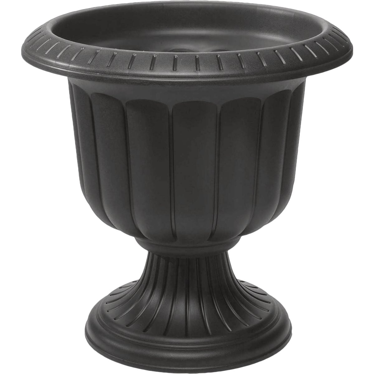 Novelty 19 In. W. x 19 In. H. x 19 In. L. Poly Black Urn