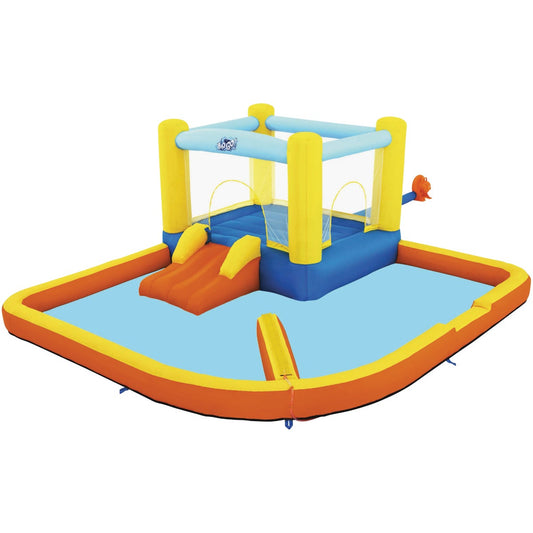 H2OGO! 11 Ft. 11 In. x 11 Ft. 2 In. x 5 Ft. Beach Bounce Water Park