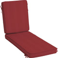 Arden Selections ProFoam 21 In. W. x 3.5 In. H. x 72 In. L. Acrylic Outdoor Chaise Cushion, Caliente