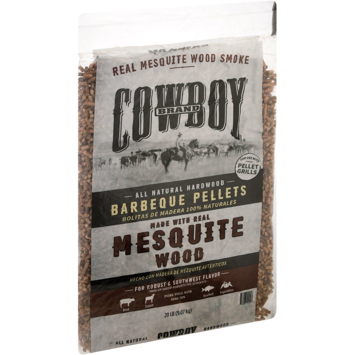 Cowboy 20 Lb. Mesquite Wood Pellets