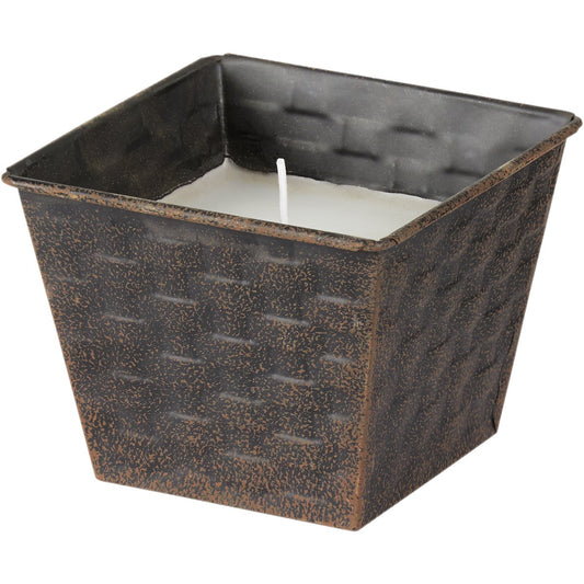 Sierra 8 Oz. Citronella Candle in Wicker Metal Bucket