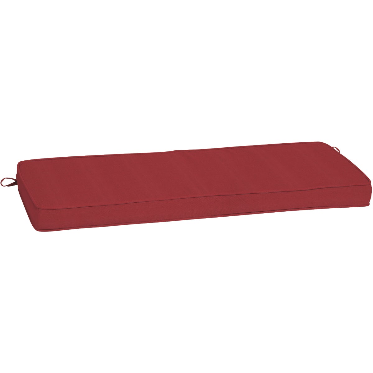 Arden Selections ProFoam 46 In. W. x 3.5 In. H. x 18 In. L. Acrylic Outdoor Bench Cushion, Caliente Red