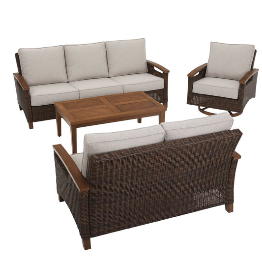 Leisure Classics Monterrey 4-Piece Chat Set