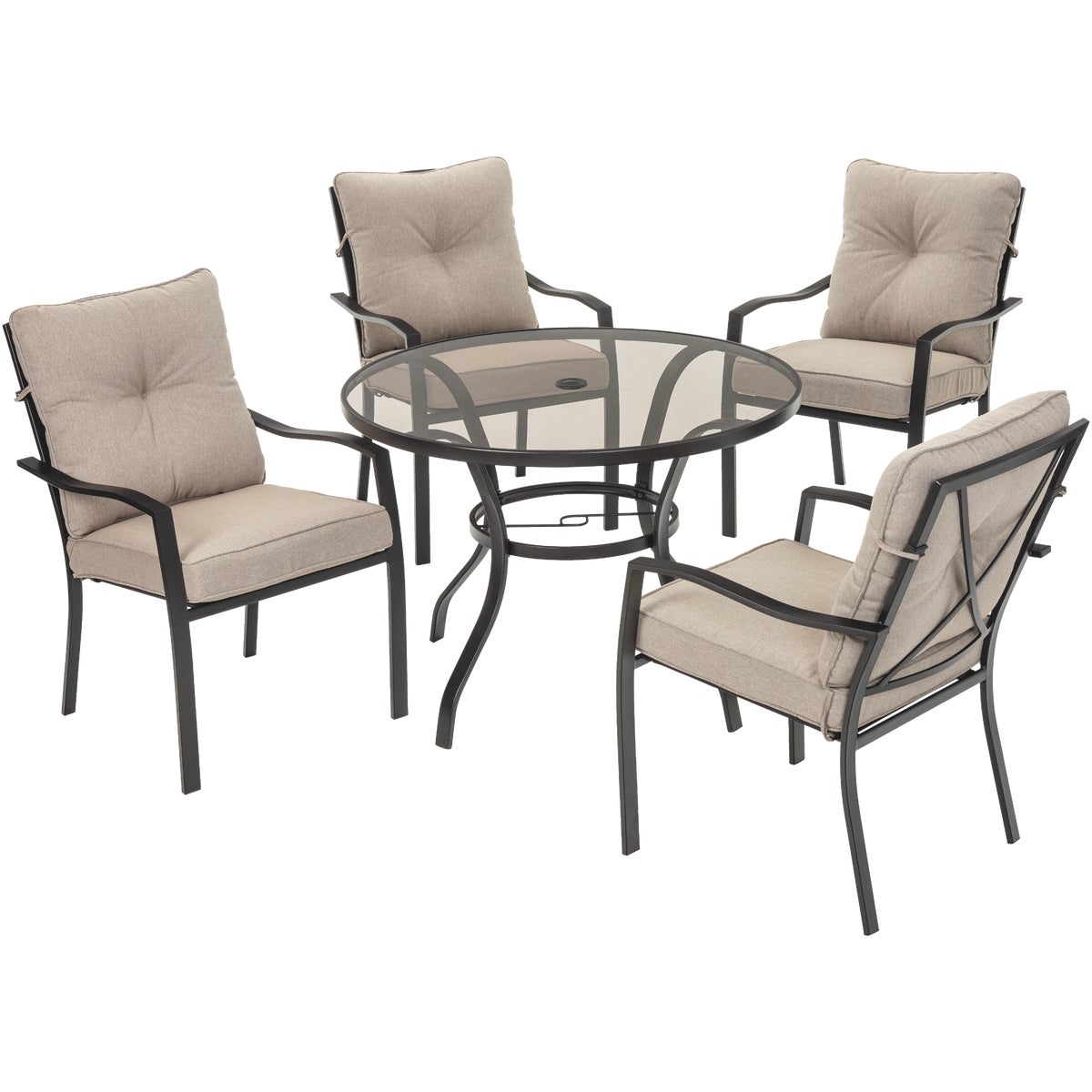 Outdoor Expressions Harrison 5-Piece Cushion Dining Set