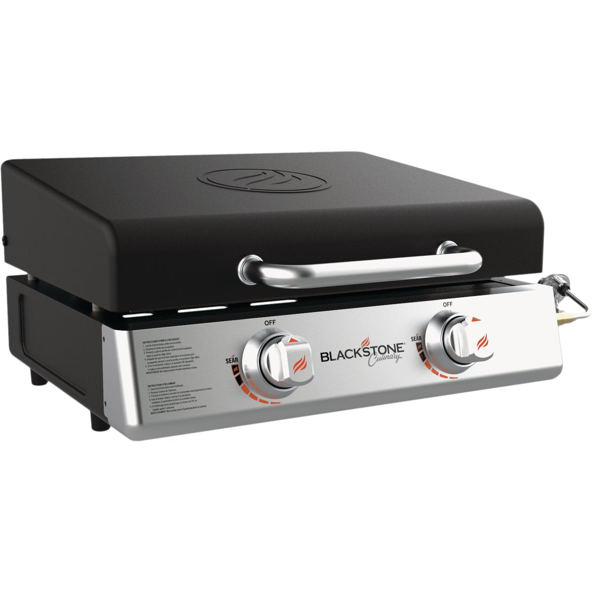 Blackstone 1-Burner Black 24,000 BTU 339 Sq.In. Outdoor LP Gas Griddle