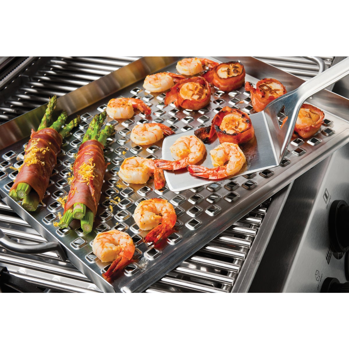 Broil King Imperial 15.5 In. W. x 13 In. L. Stainless Steel Flat Grill Topper Tray