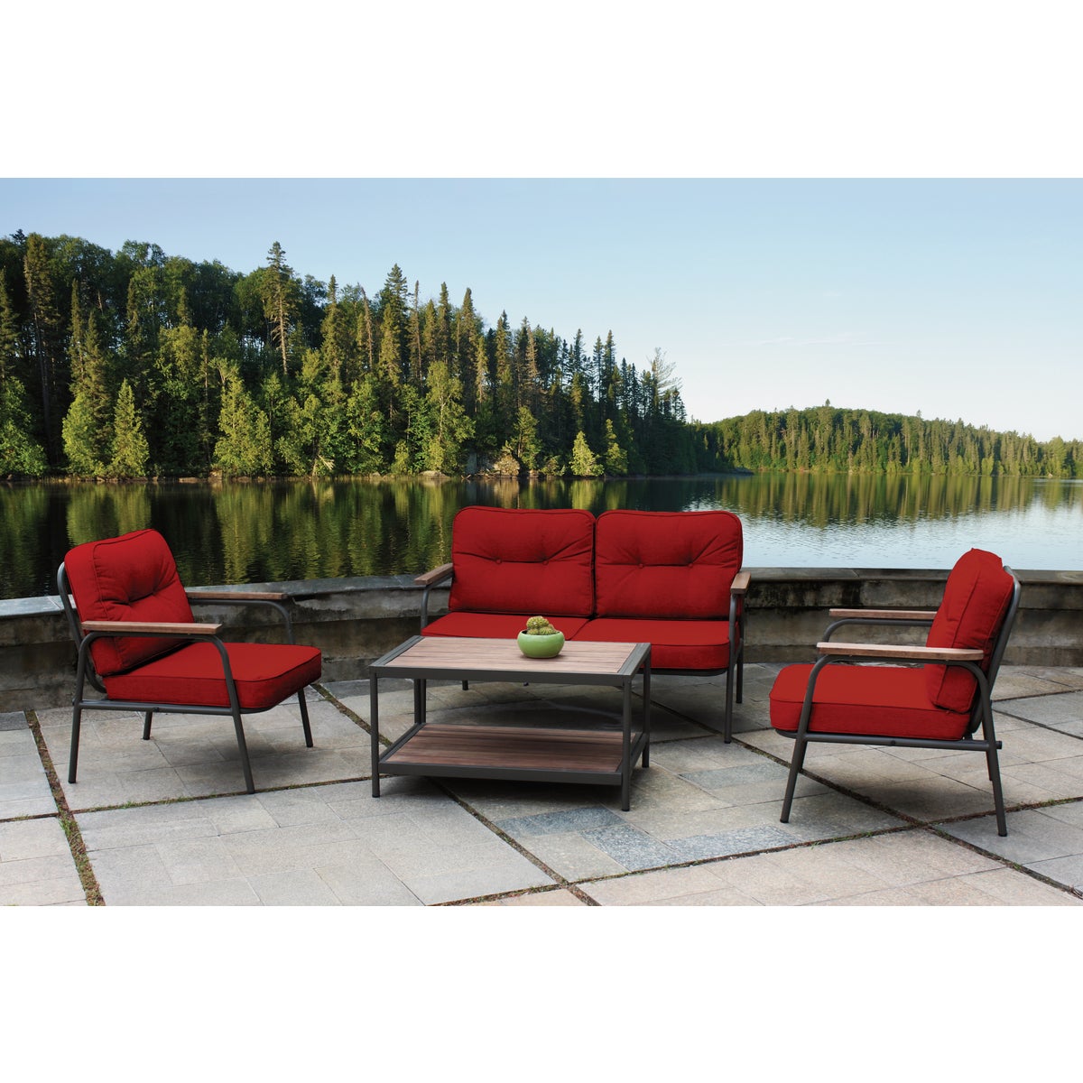 Outdoor Expressions Loft 4-Piece Chat Set