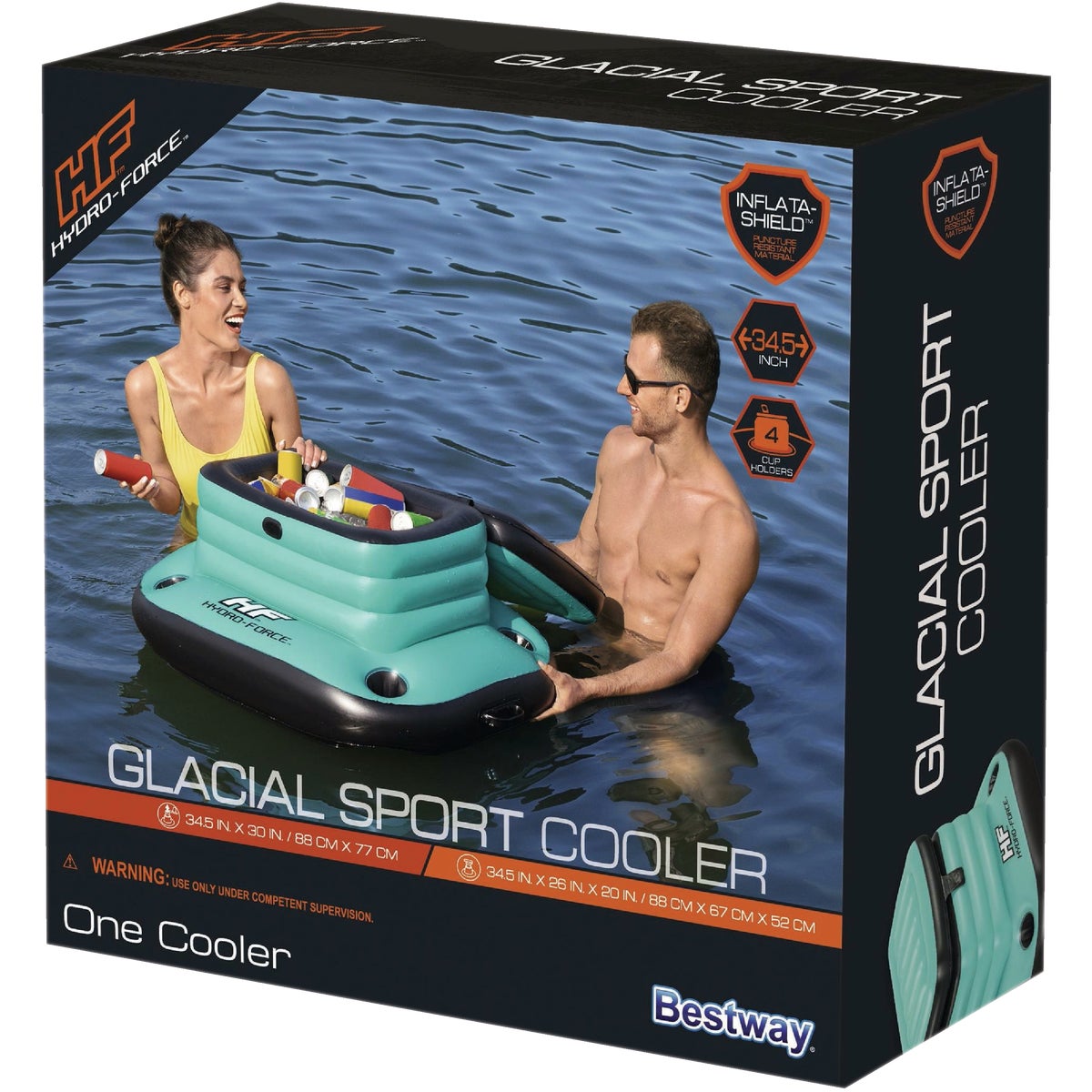 Hydro-Force Glacial Sport Inflatable Floating Cooler