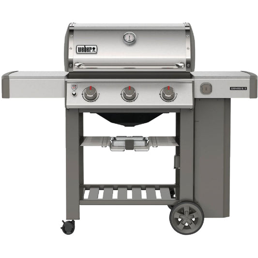 Weber Genesis II S-310 3-Burner Stainless Steel 39,000-BTU LP Gas Grill