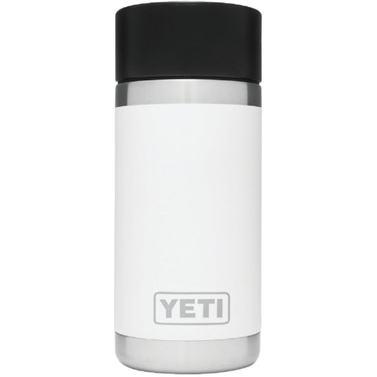 Yeti Rambler 12 Oz. White Stainless Steel Insulated Vacuum Bottle with Hot Shot Cap