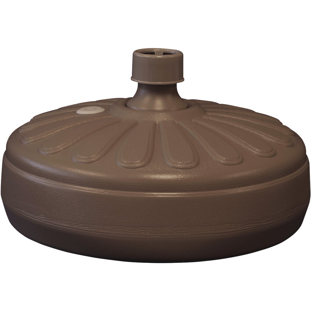 Gracious Living 15 In. Round Earth Resin Umbrella Base