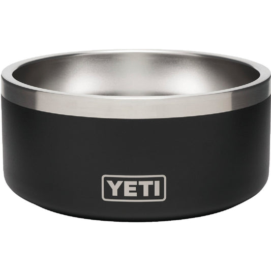 Yeti Boomer 4 Stainless Steel Round 4 C. Dog Food Bowl, Black