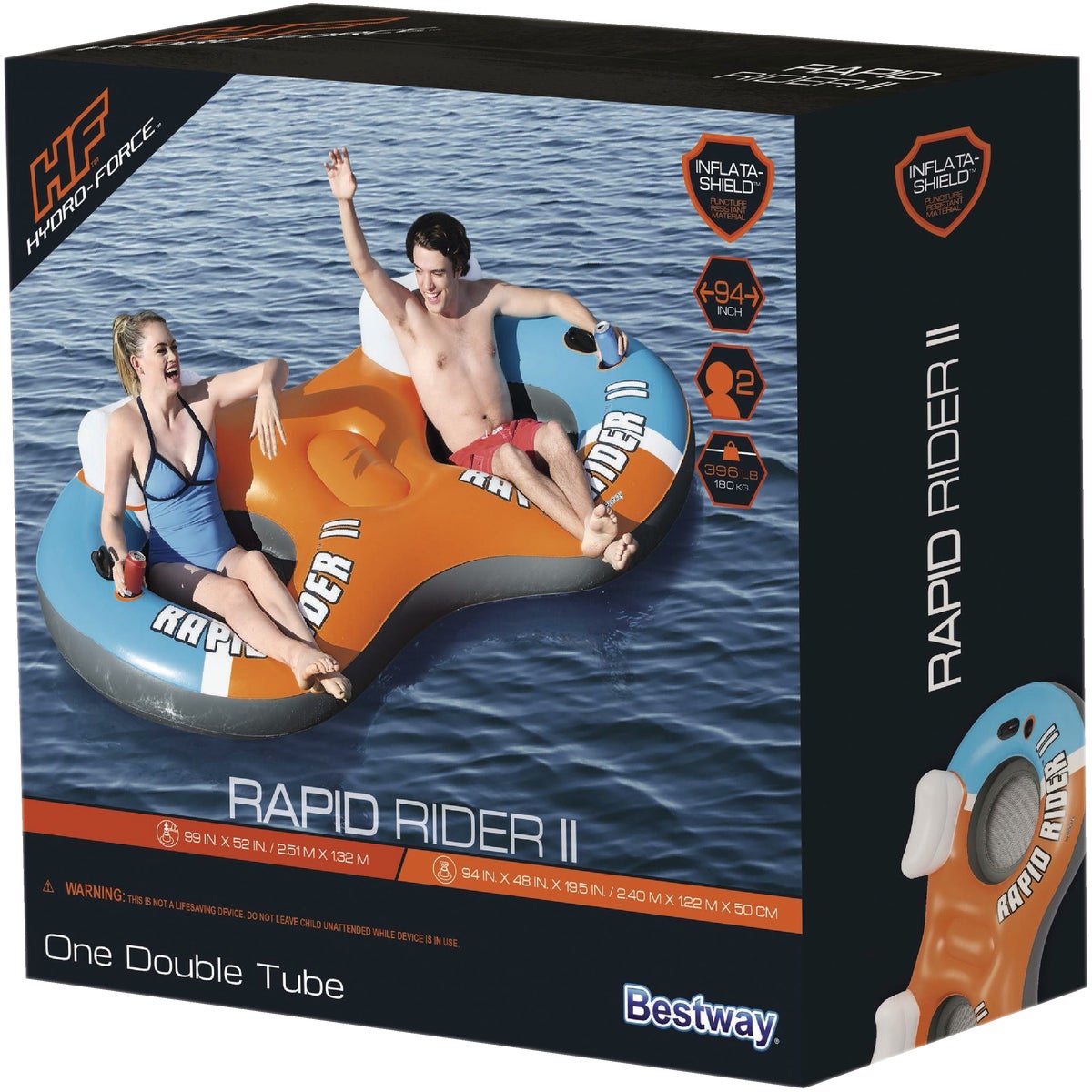 Hydro-Force Rapid Rider II Double River Tube