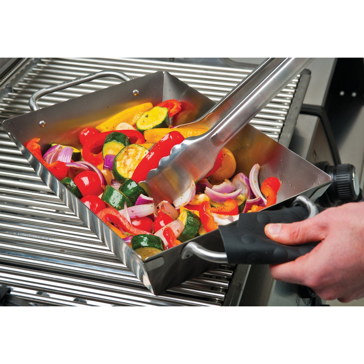 Broil King Imperial 13 In. W. x 9.75 In. L. Stainless Steel Grill Wok Topper Tray