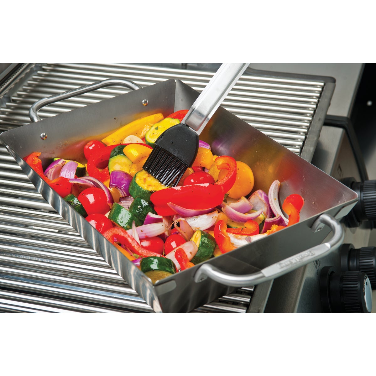 Broil King Imperial 13 In. W. x 9.75 In. L. Stainless Steel Grill Wok Topper Tray