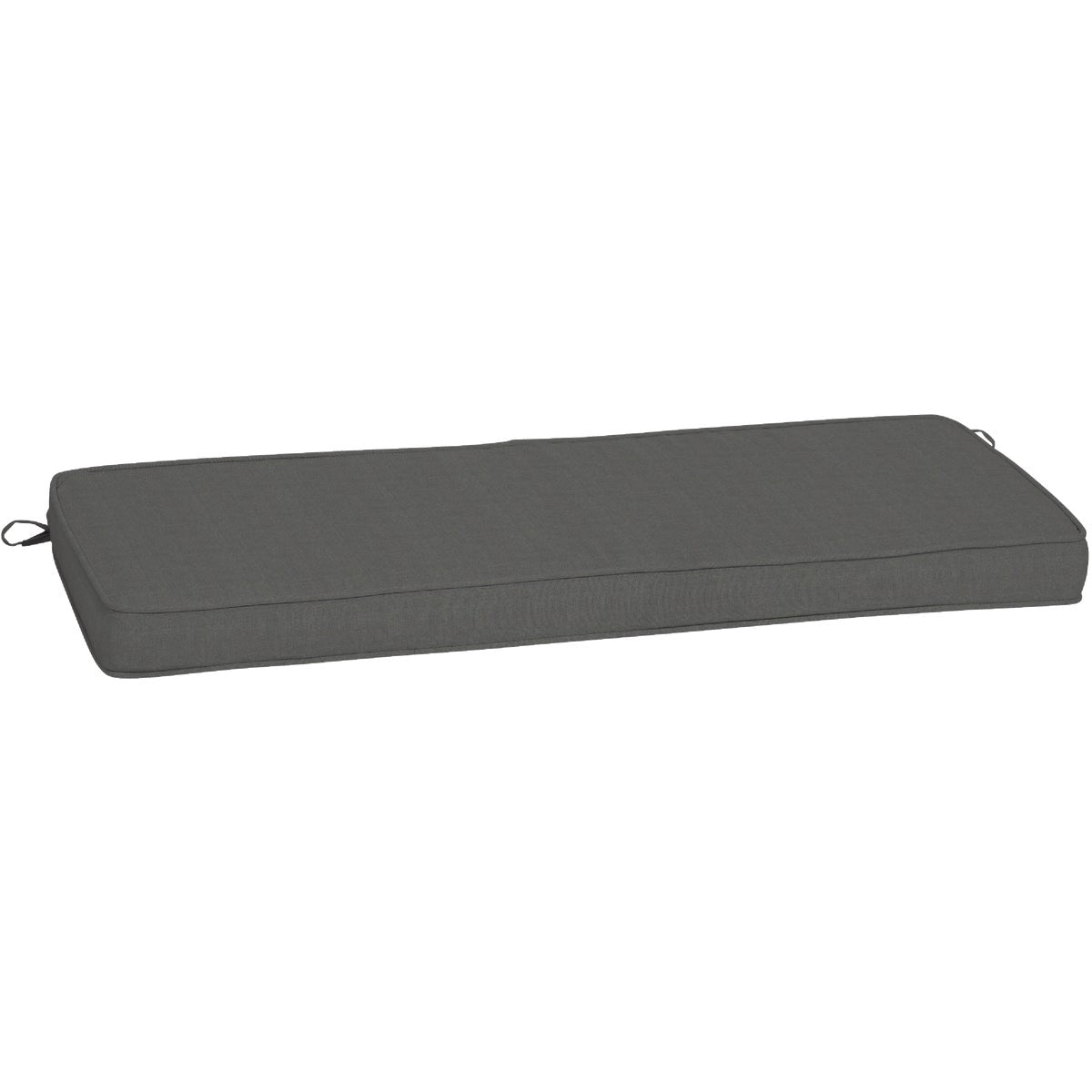 Arden Selections ProFoam 46 In. W. x 3.5 In. H. x 18 In. L. Acrylic Outdoor Bench Cushion, Slate Gray