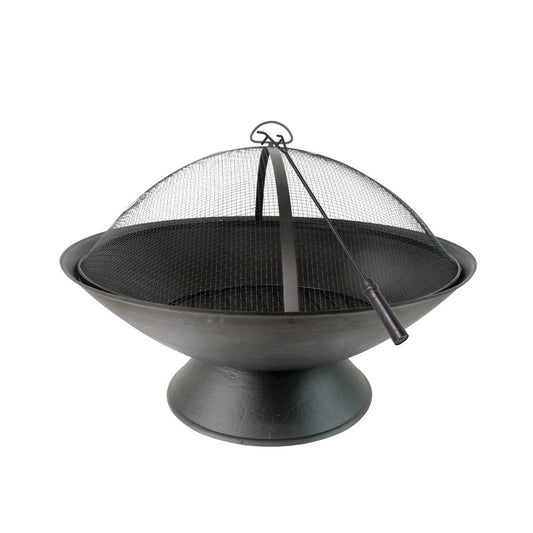 Summit Design 31.5 In. Black Round Steel Fire Pit