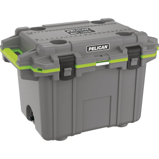 Pelican Elite 50-Qt. Cooler, Dark Gray & Green