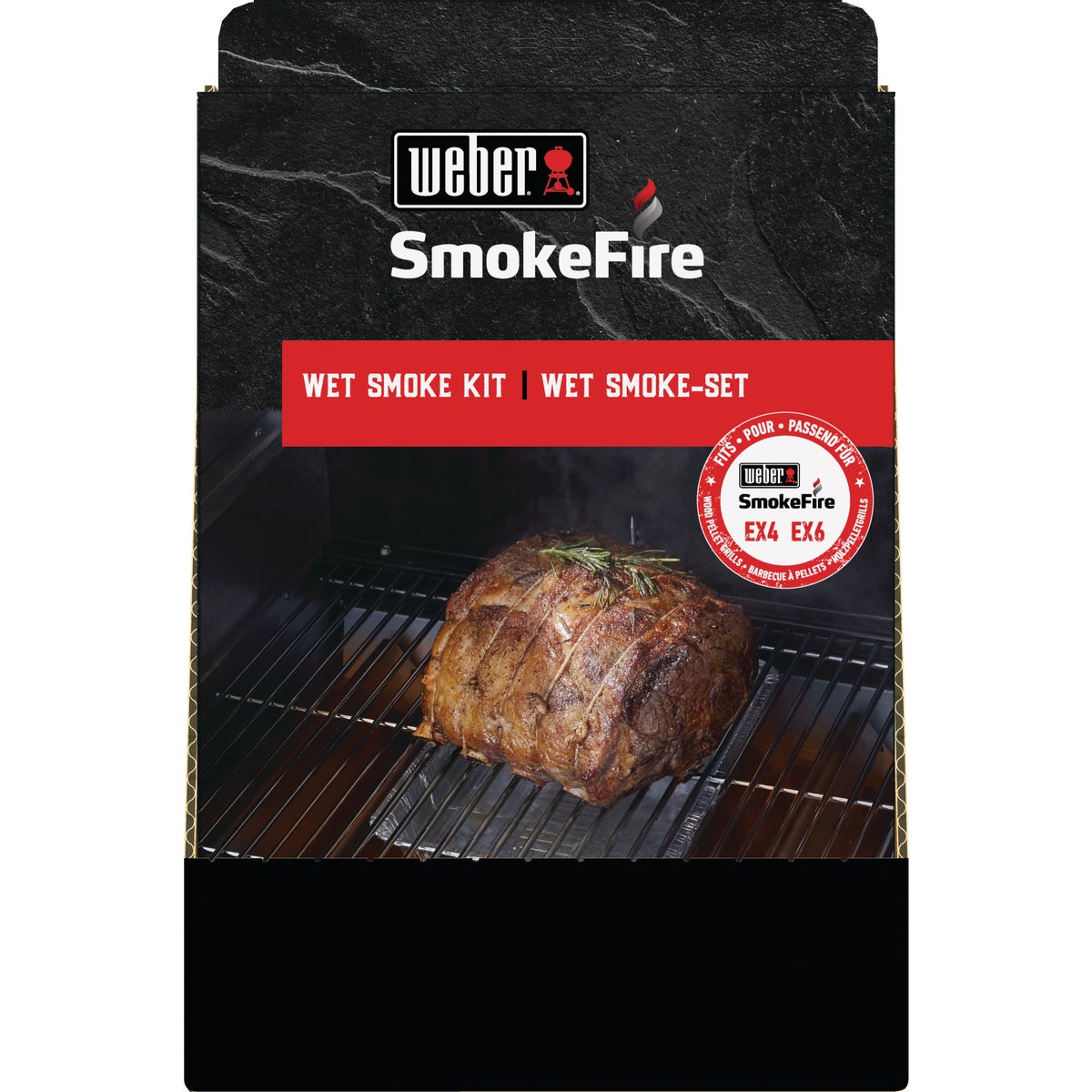 Weber SmokeFire 9.65 In. W. x 13.59 In. L. Disposable Plated Steel Wet Smoke Kit