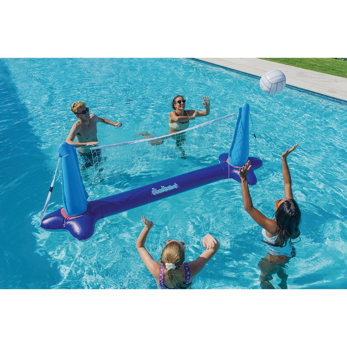 PoolCandy 2 or More Players Inflatable Volleyball Set