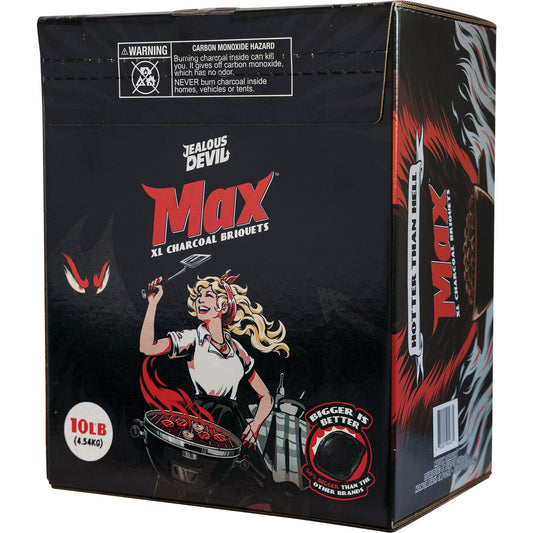 Jealous Devil Max 10 Lb. Hardwood Charcoal Briquets