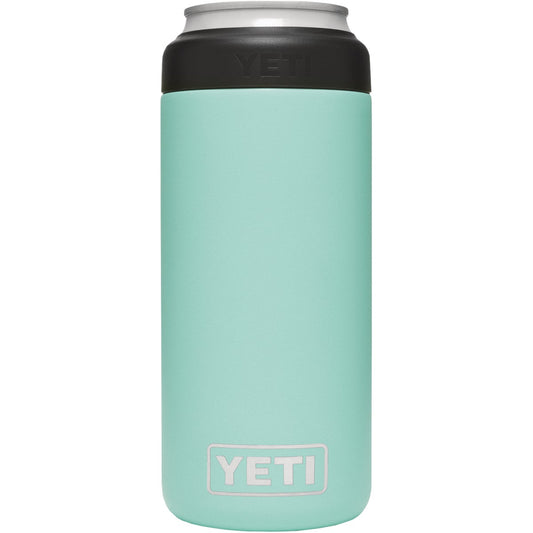 Yeti Rambler Colster Slim 12 Oz. Seafoam Stainless Steel Insulated Drink Holder with Load-And-Lock Gasket