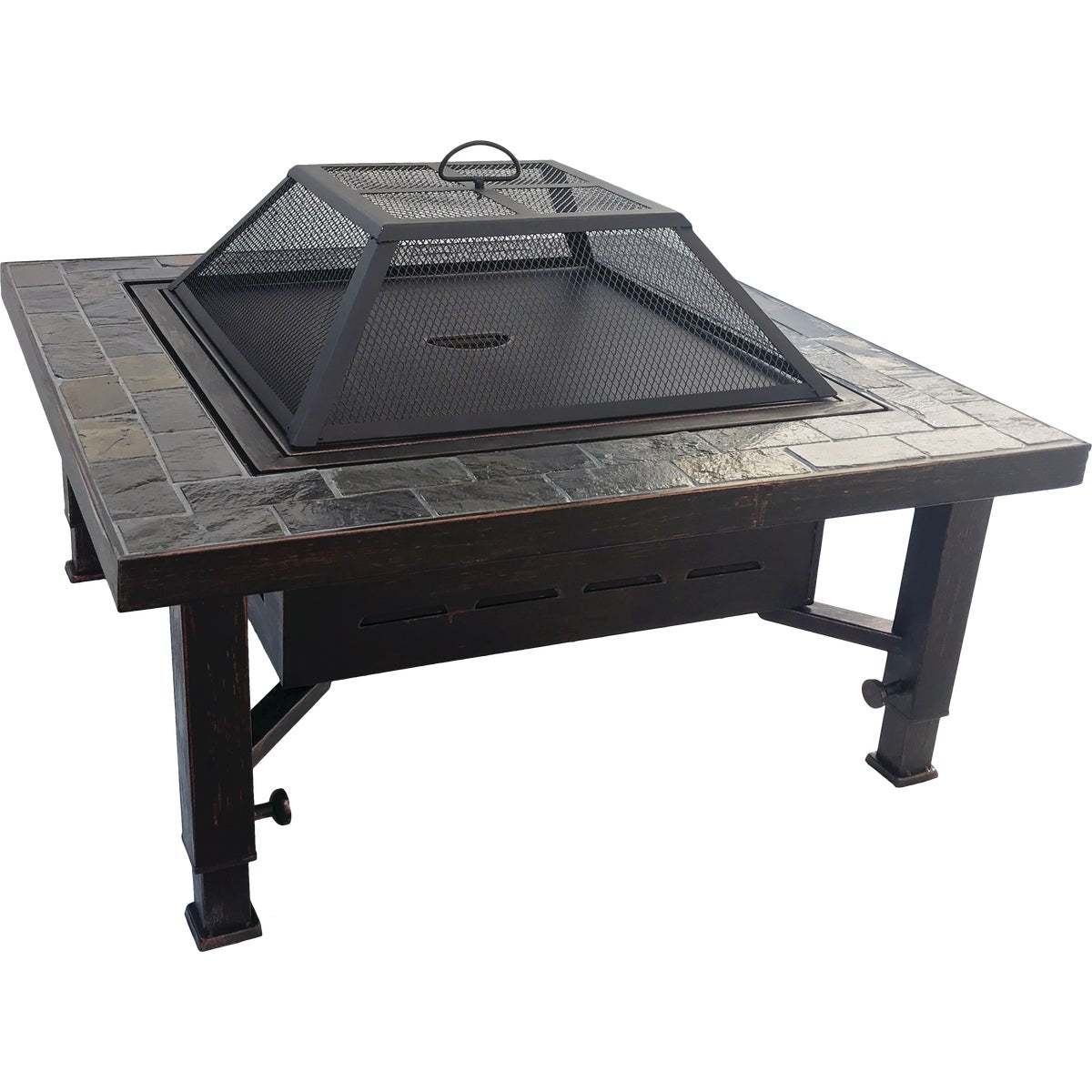 Summit Design 34 In. Square Steel Fire Pit