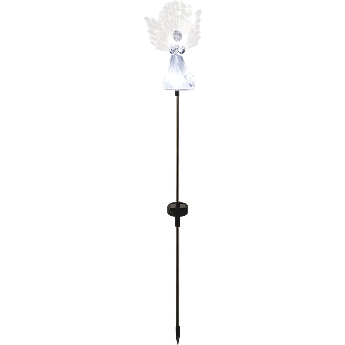 Alpine 37 In. LED Solar Angel Holiday Garden Stake (2-Pack)