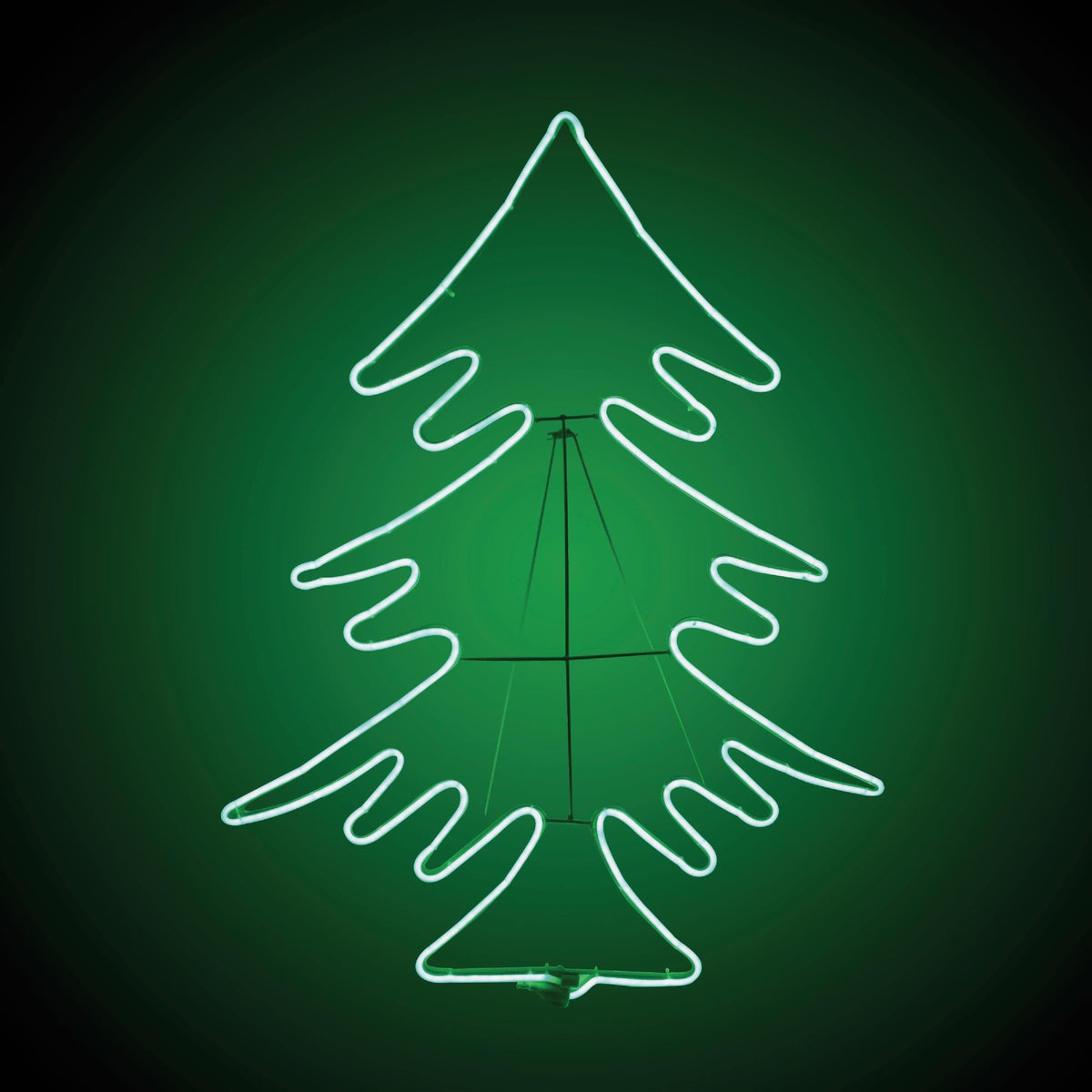 Alpine 33 In. Green Motion LED Christmas Tree Lighted Decoration