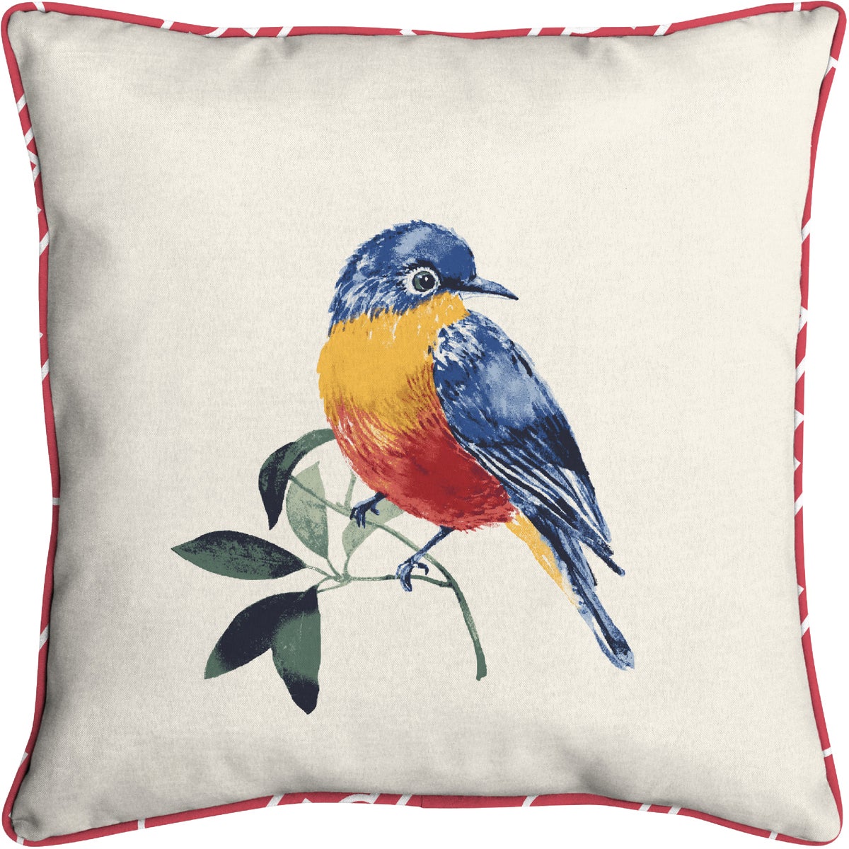 Oceantex 18 In. W. x 5.5 In. H. x 18 In. L. Recycled Polyester Constance Bird Pillow
