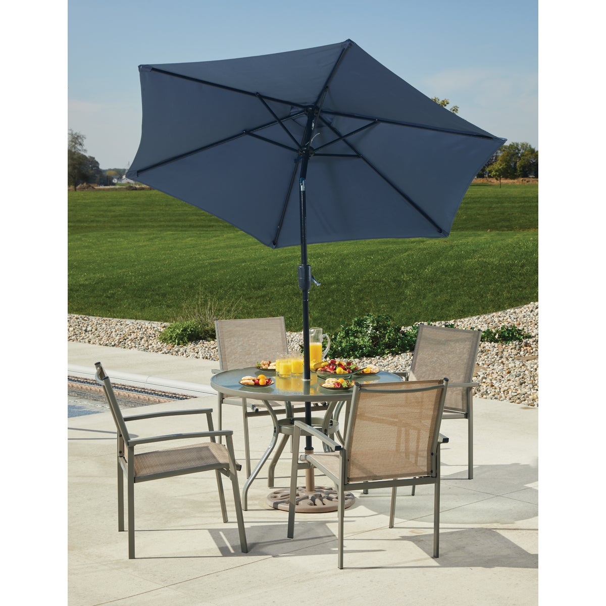 Outdoor Expressions Mayberry 5-Piece Steel Dining Set