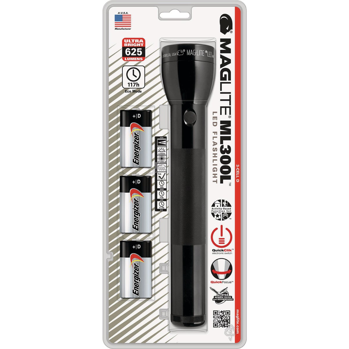 Maglite ML300L 3D LED Flashlight