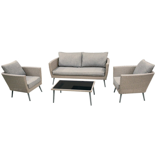 Outdoor Expressions Century City 4-Piece Chat Set