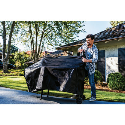 Char-Broil 45 In. Black Polyester Universal Smoker Cover
