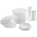 Mr. Bar-B-Q 6 In. Hamburger Press & Storage Container