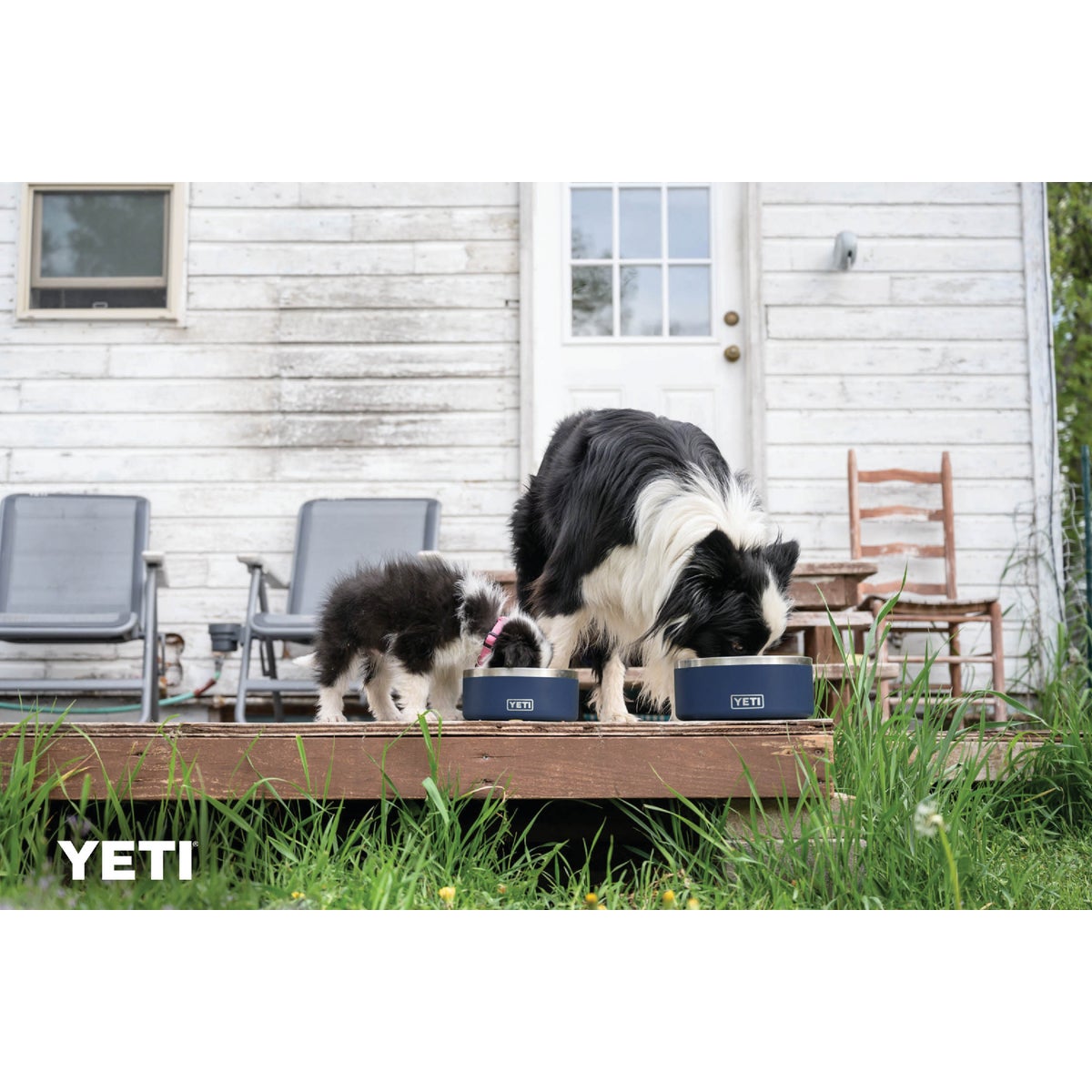 Yeti Boomer 8 Stainless Steel Round 8 C. Dog Food Bowl, Navy