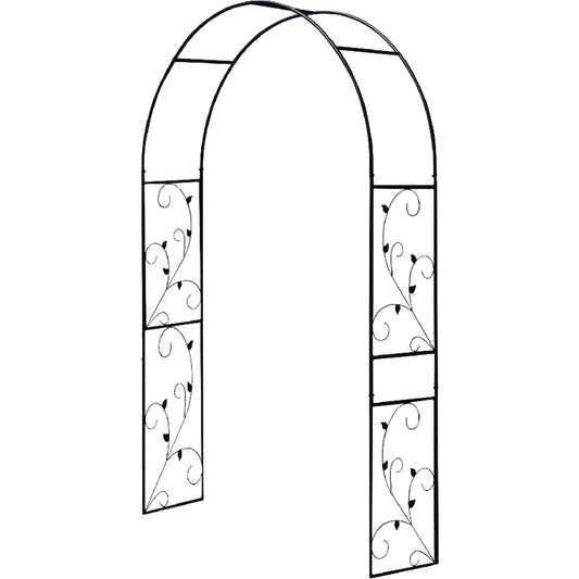 Gardman Black Steel Botanical Garden Arch