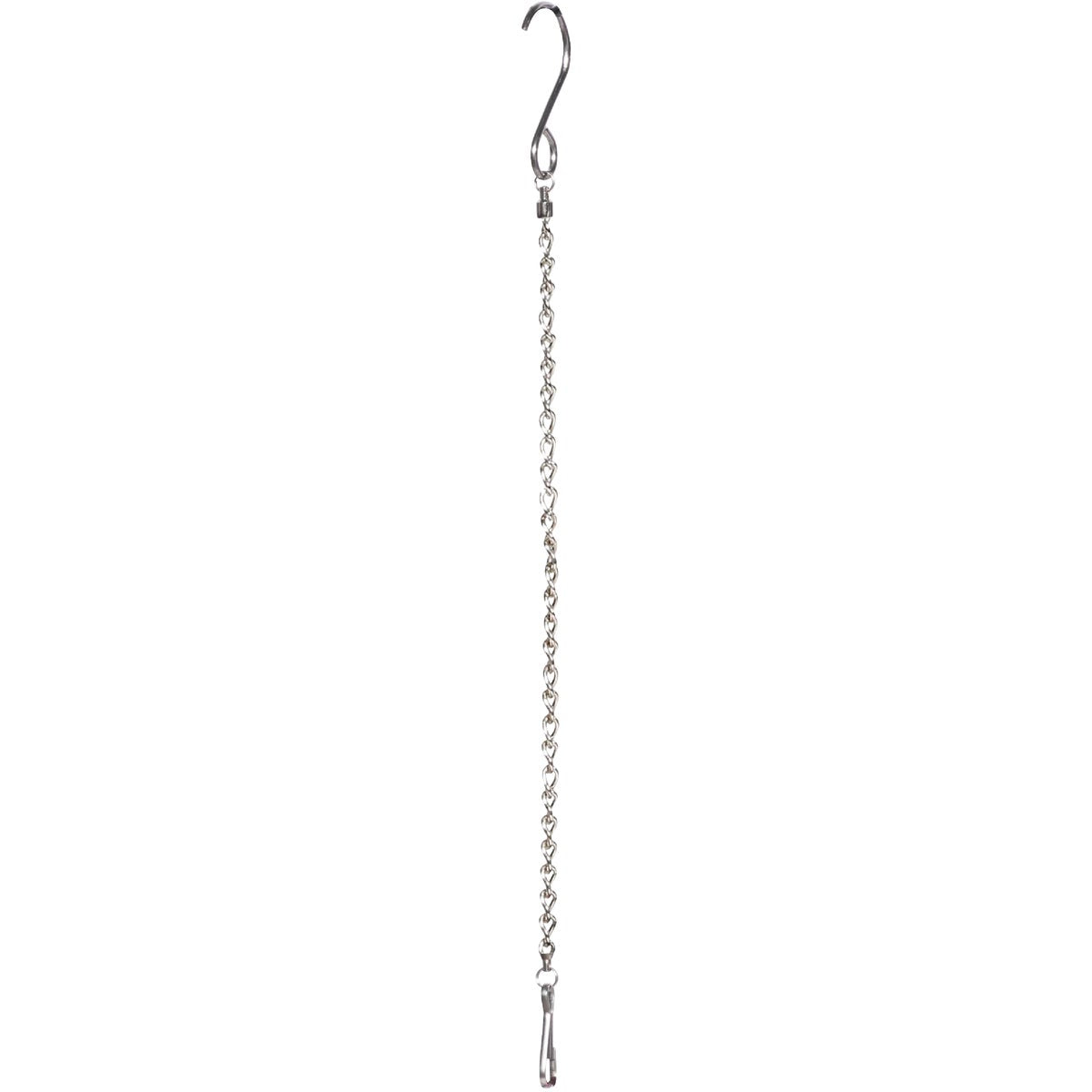 Alpine 20 In. Silver Metal 12-Item Hanging Chain Clip Strip