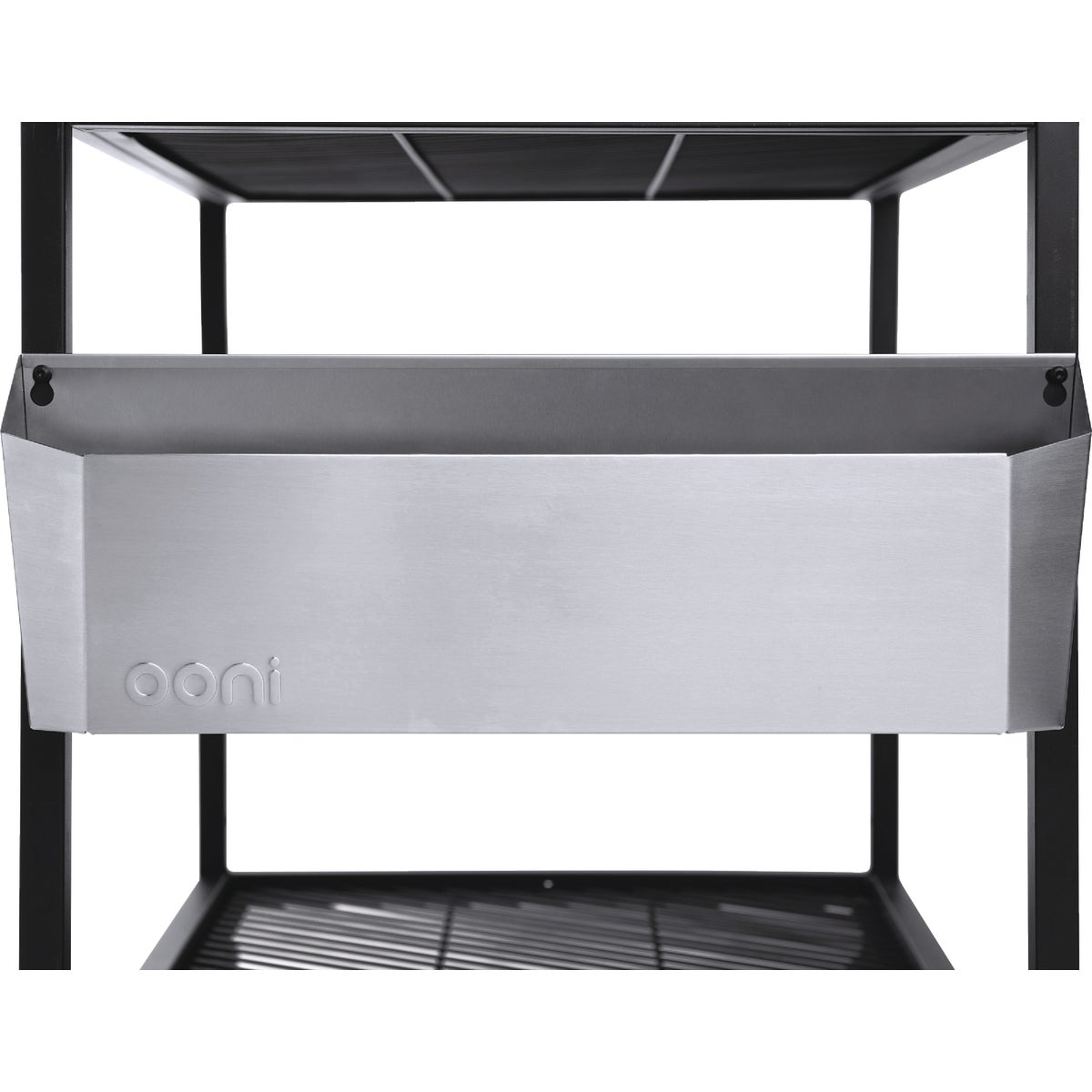 Ooni Stainless Steel 4.7 In. W. x 23.6 In. L. Medium Pizza Station Utility Box