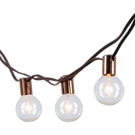Gerson 10 Ft. Clear G50 Patio String Lights
